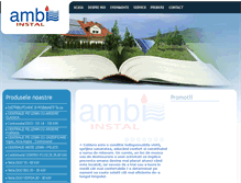 Tablet Screenshot of ambi-instal.ro